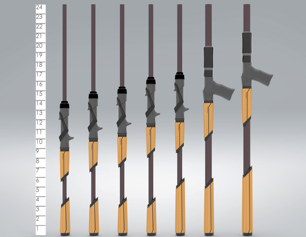 MOJO BASS TRIGON CASTING RODS RETIRED GRASP I MODELS - 4