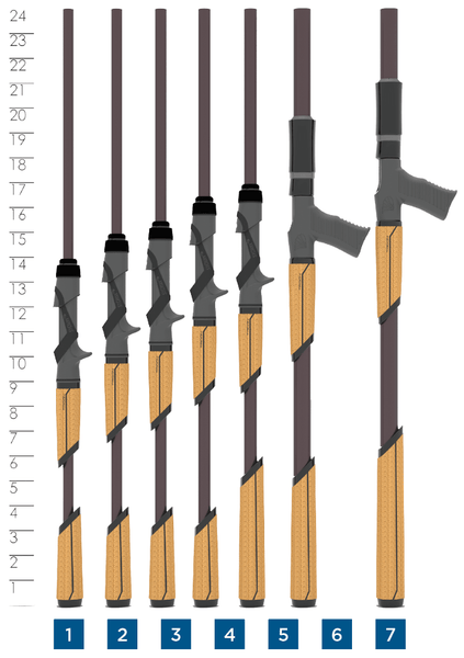 ST CROIX OF PARK FALLS - MOJO BASS TRIGON CASTING RODS - RETIRED - St. Croix Rods - Factory Store - 3